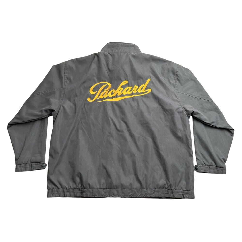 Vintage 1980s Packard Racing Coaches Jacket Sz XXL